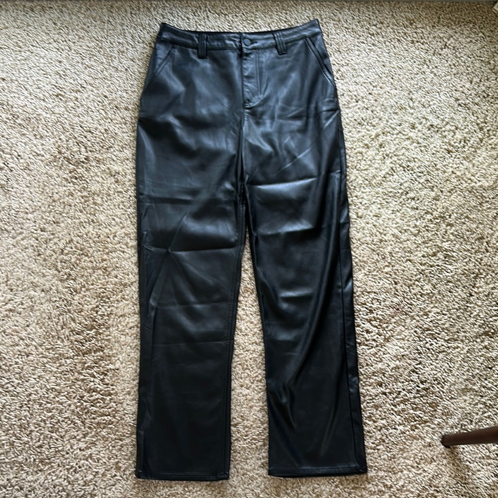 ASOS Women’s Black Faux Leather Pants